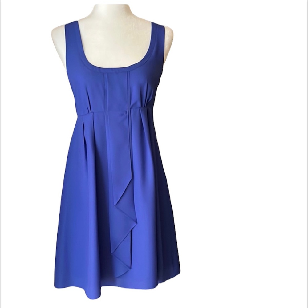 JESSICA SIMPSON SHABBY CHIC COBALT BLUE DRESSY SLEEVELESS LIKE NEW DRESS SZ: 6